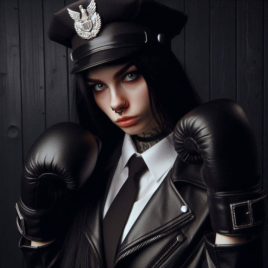 Goth Ufc Leather Goth Kickboxing Cop by regan425 on DeviantArt