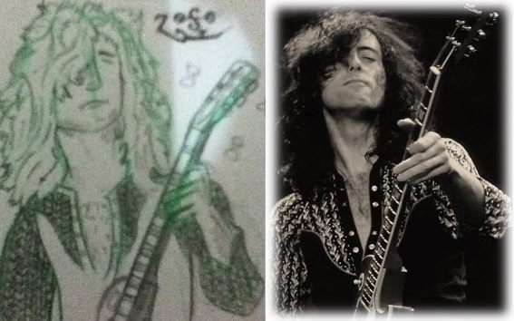 jimmy page sketch