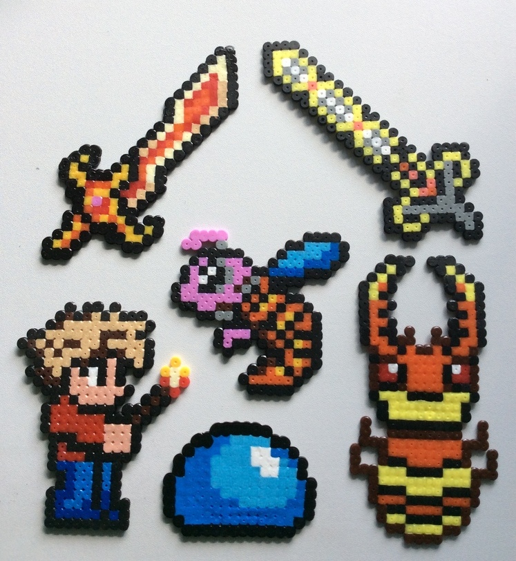 Terraria Swords perler Beads 