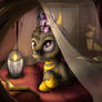 A good book, candle light, a friend