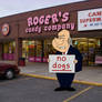 Roger Says No To Dogs By Dummyhog