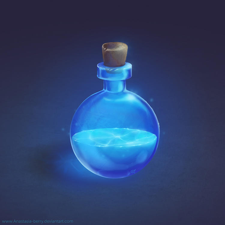 Пузырек представляет собой. Флакон с голубой жидкостью. Колба с зельем. Бутылка маны. Колба с водой.