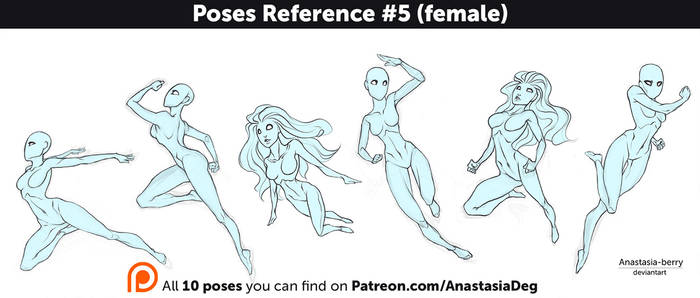 Poses Reference #5 (female)