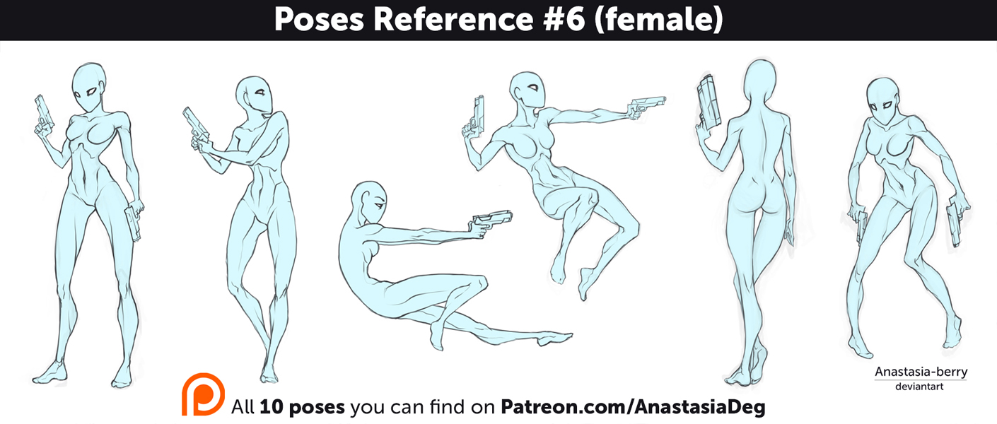 Poses Reference #6 (female)