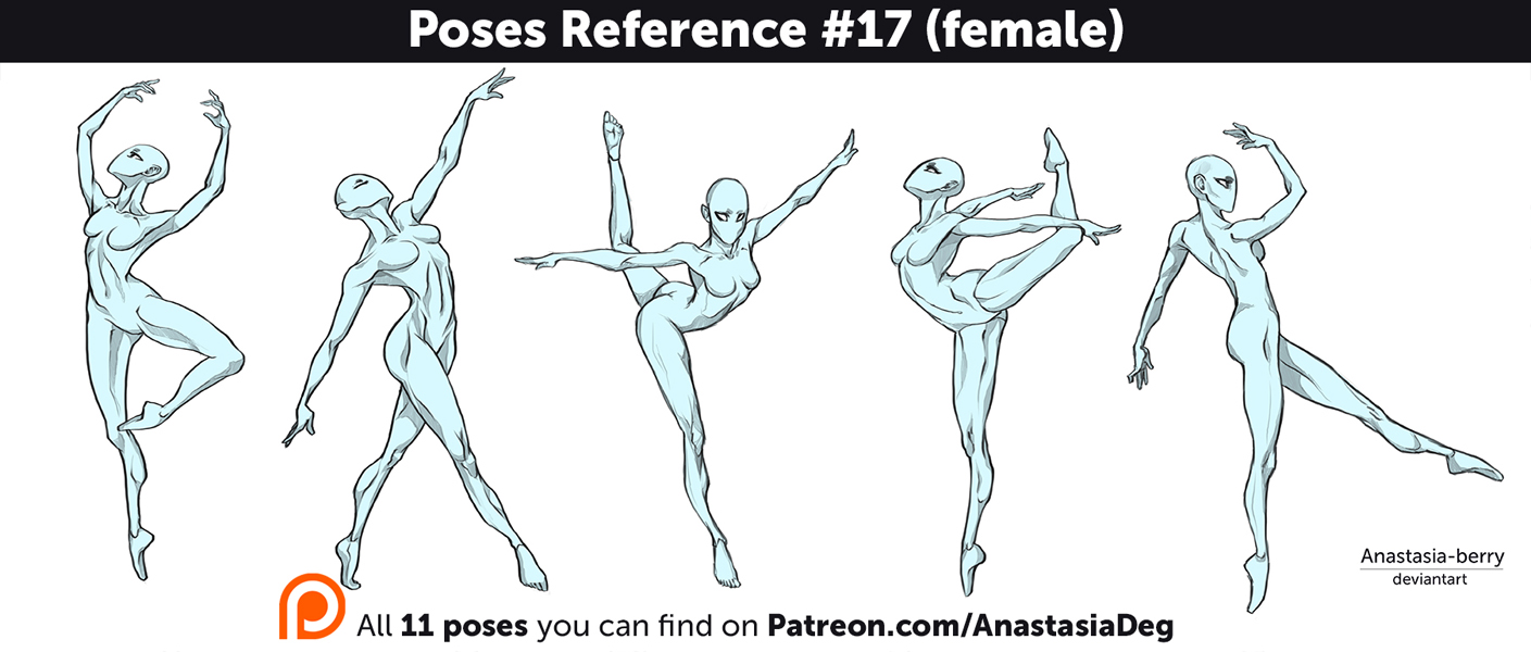 Poses Reference #17 (female)