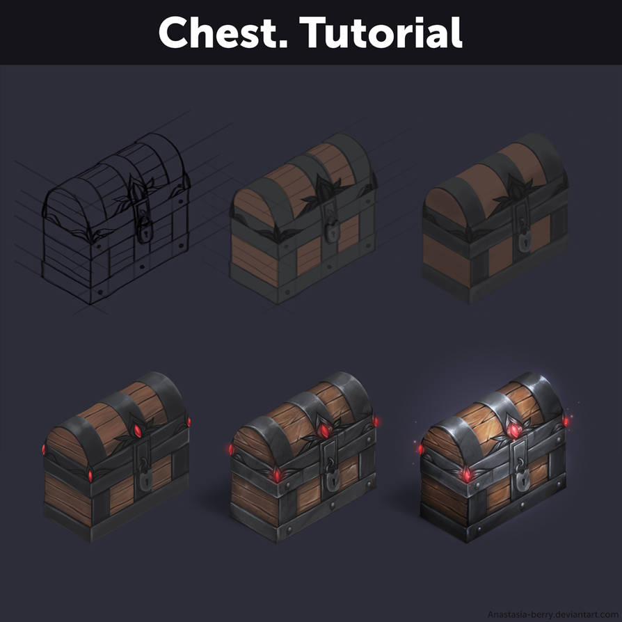 Chest. Tutorial by Anastasia-berry on DeviantArt