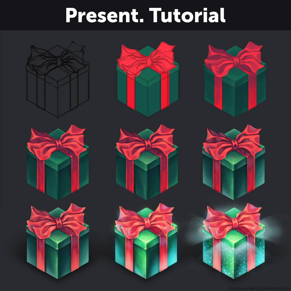 Present. Tutorial by Anastasia-berry on DeviantArt