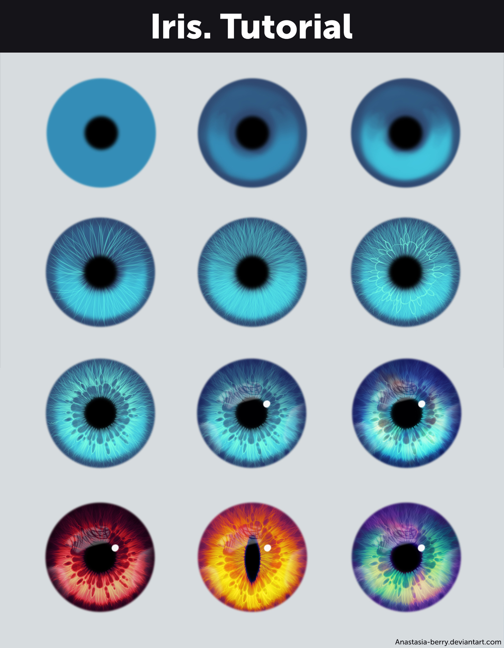 Iris. Tutorial + References by Anastasia-berry