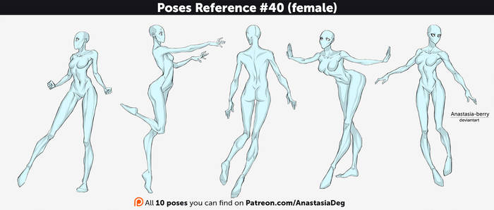 Poses Reference #40 (female)