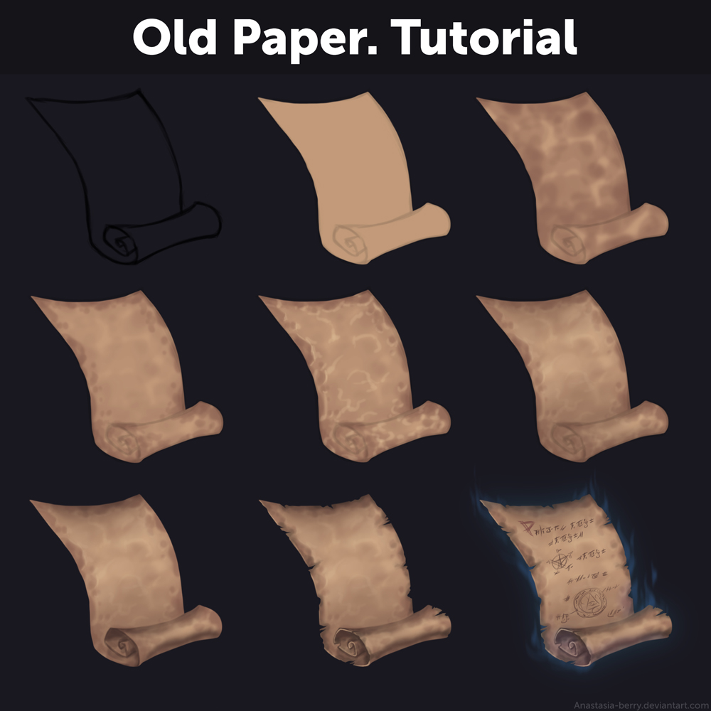 Old Paper. Tutorial