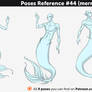 Poses Reference #44 (mermaid + merman)