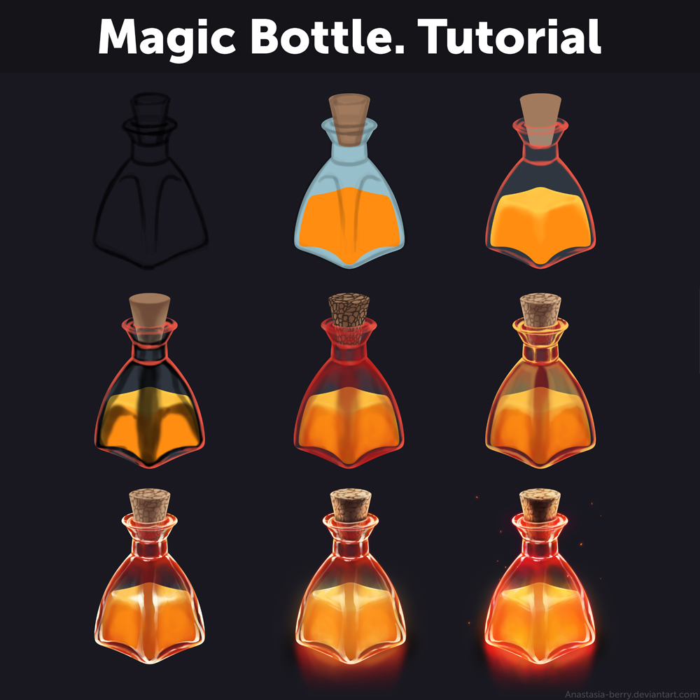 Magic Bottle. Tutorial