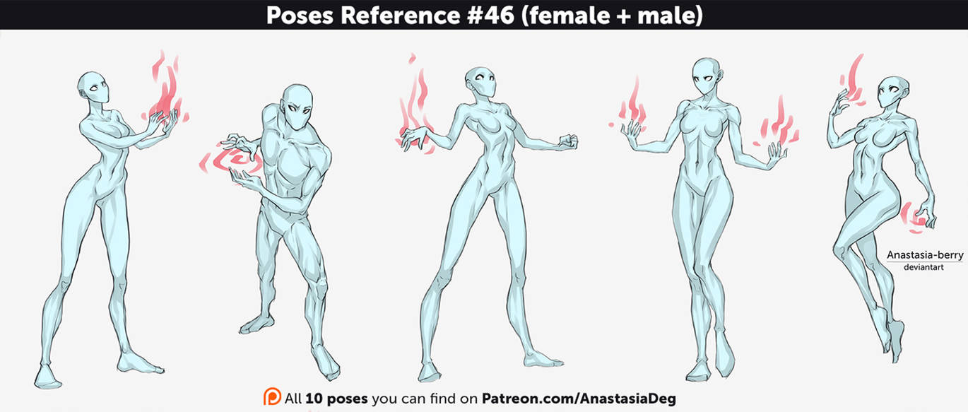 pics Bust Poses Drawing Reference poses reference 46 female male by