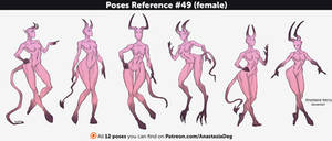 Poses Reference #49 (female) (demons)