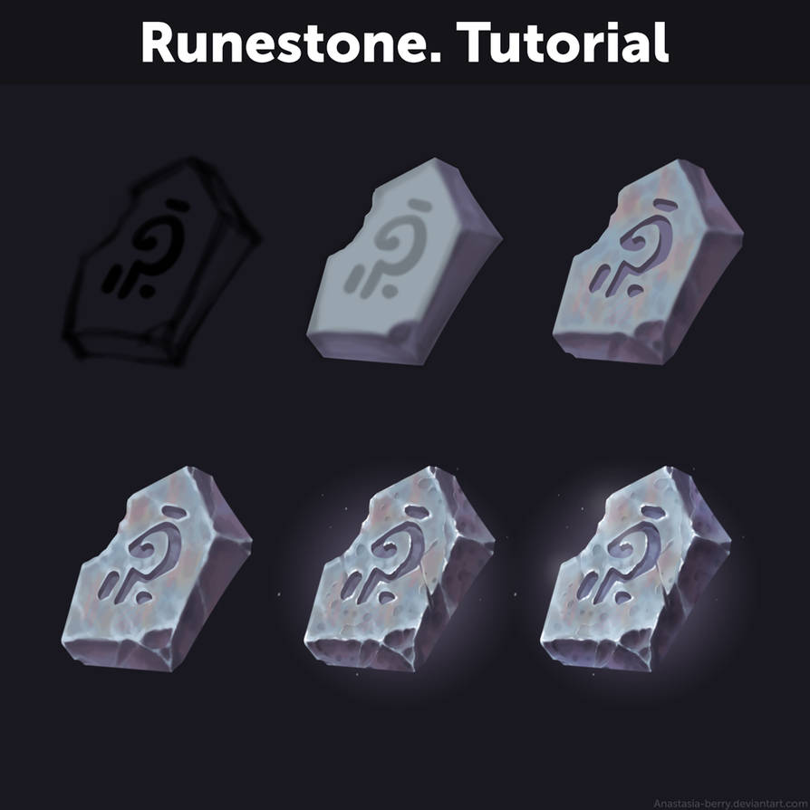 Runestone. Tutorial by Anastasia-berry on DeviantArt