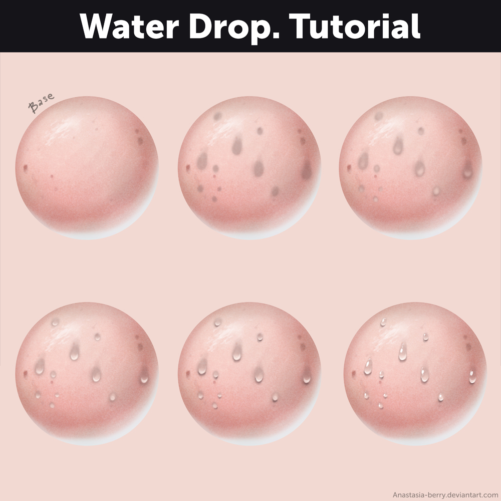 Water Drop. Tutorial by Anastasia-berry on DeviantArt