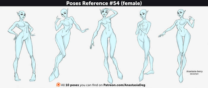 Poses Reference #54 (female)