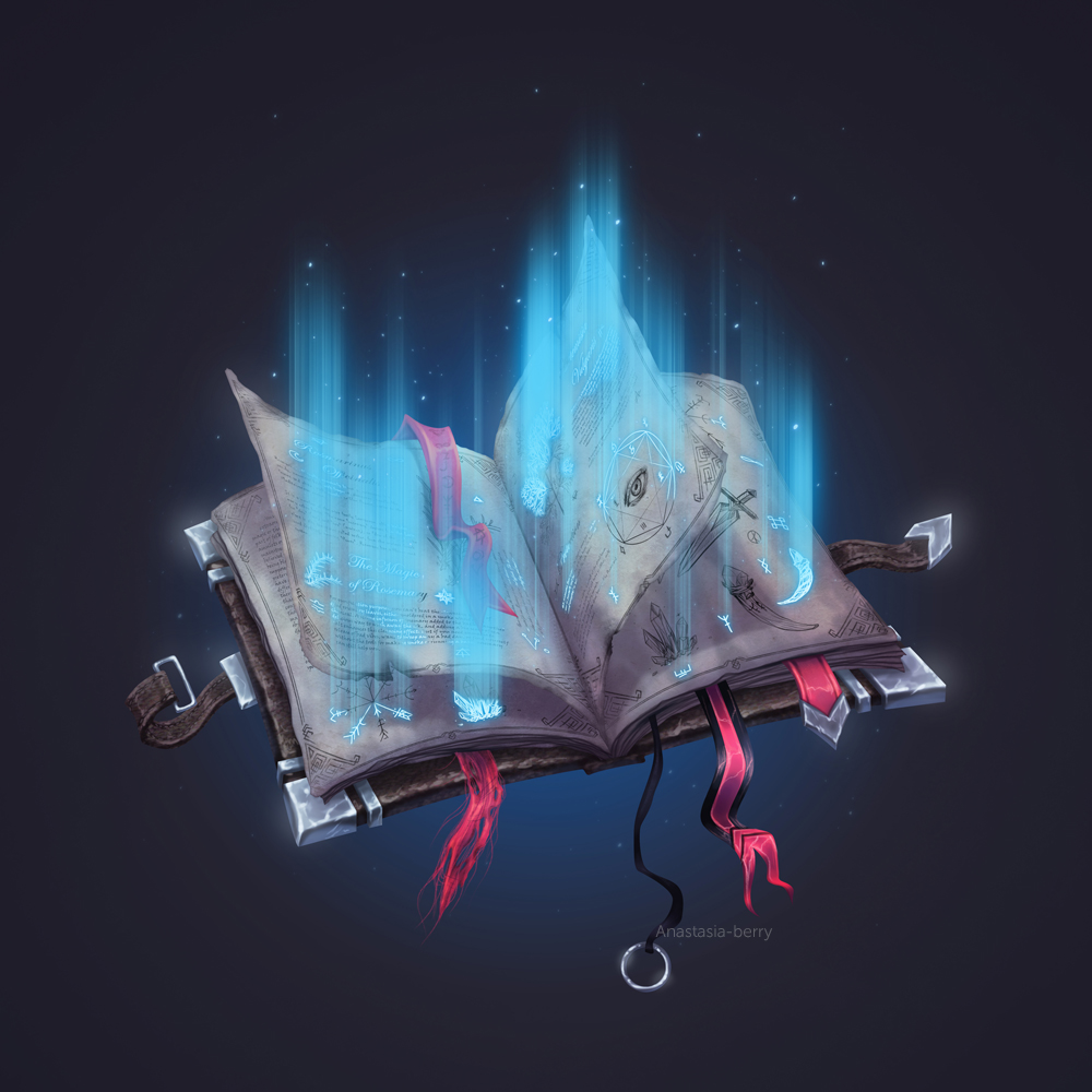 Commission - Magic Book by Anastasia-berry on DeviantArt