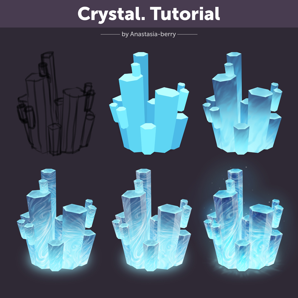 Crystal Type Deviantart Crystal. Tutorial by Anastasia-berry on DeviantArt