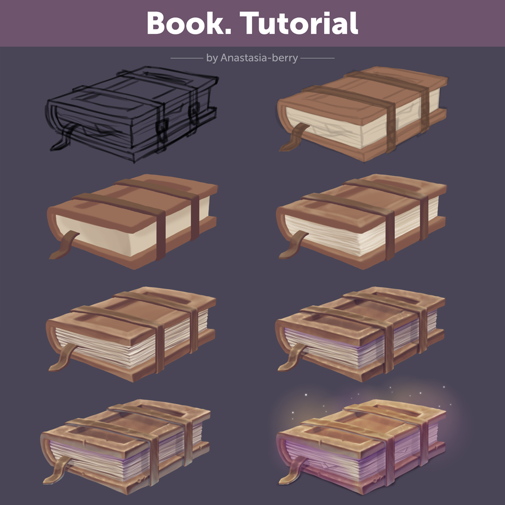 Book Deviantart Book. Tutorial by Anastasia-berry on DeviantArt