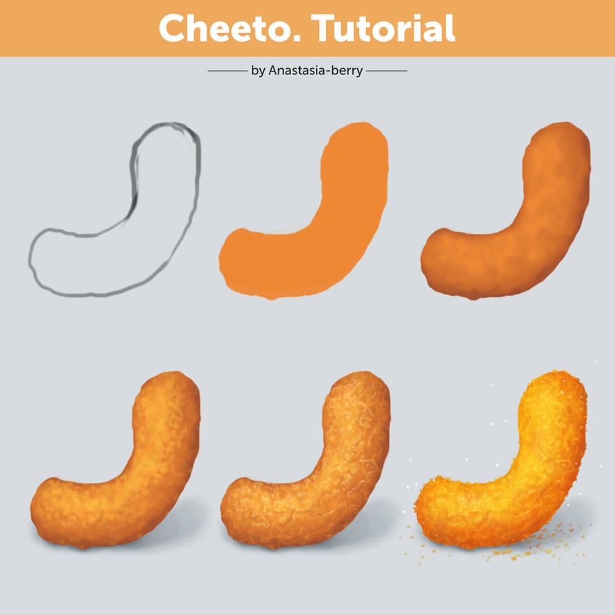 Cheeto. Tutorial by Anastasia-berry on DeviantArt