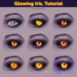 Glowing Iris. Tutorial