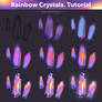 Rainbow Crystals. Tutorial