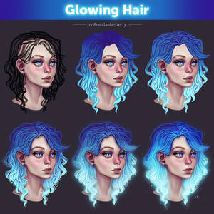 Glowing Hair 2. Tutorial