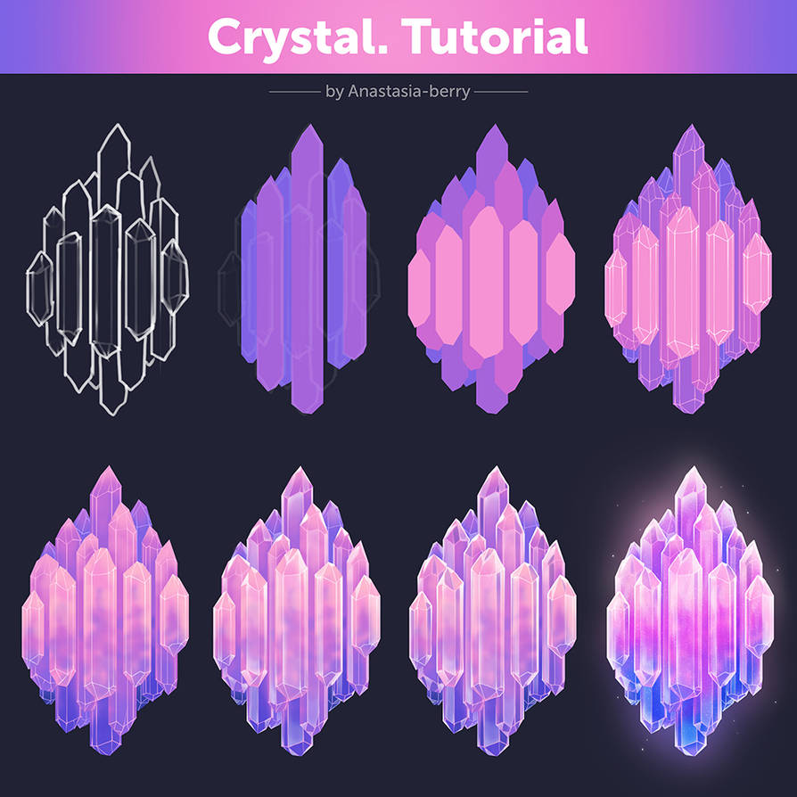 Crystal. Tutorial by Anastasia-berry on DeviantArt
