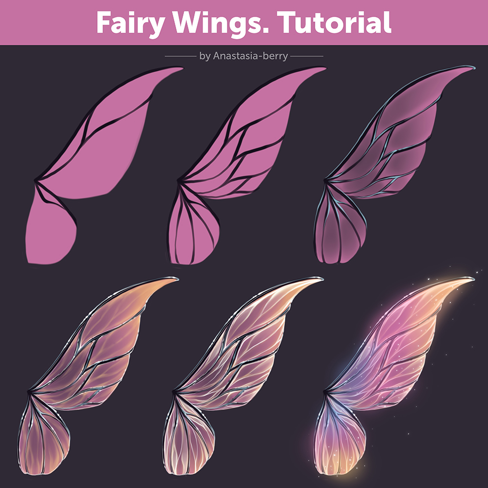 fairy wings drawings