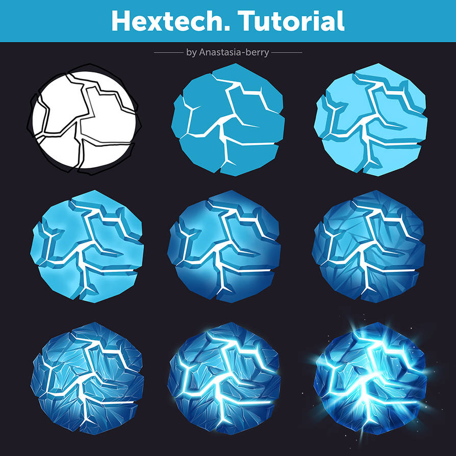 Hextech. Tutorial by Anastasia-berry on DeviantArt