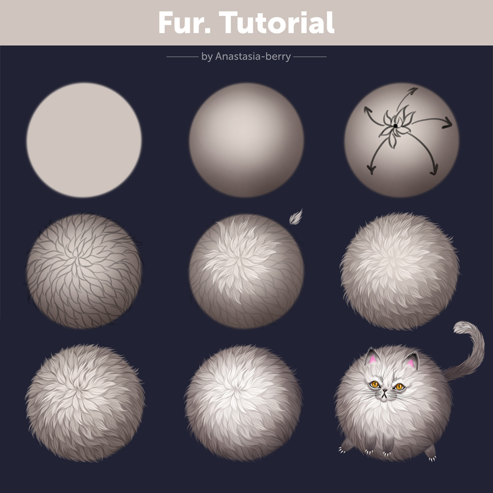 Animating Fur Fur. Tutorial by Anastasia-berry on DeviantArt