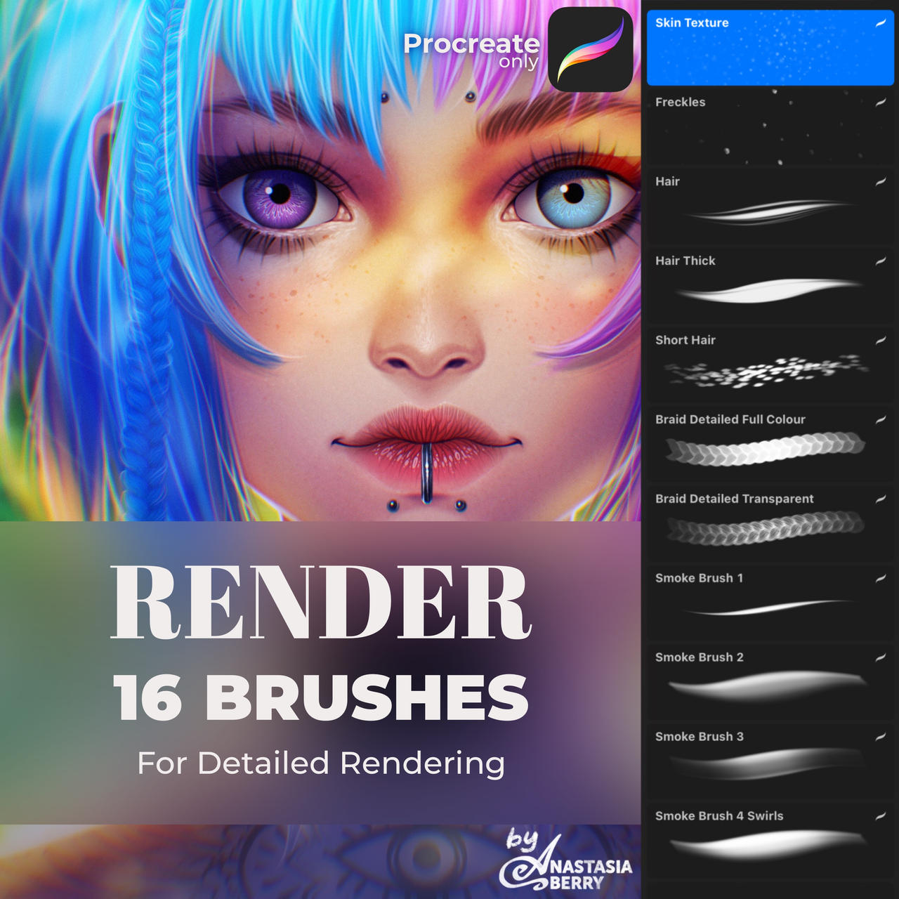 Procreate Brushes For Rendering at Denise Sanchez blog