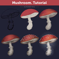 Mushroom. Tutorial | How to Draw