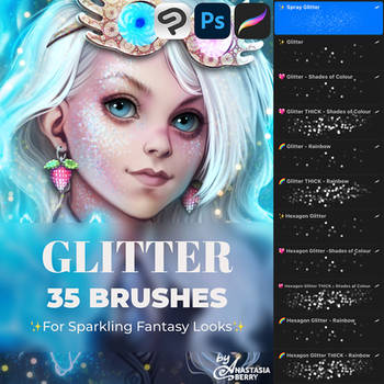 Glitter Brushes