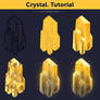 How to Draw Crystal. Tutorial