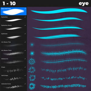 1 - 10 Brushes