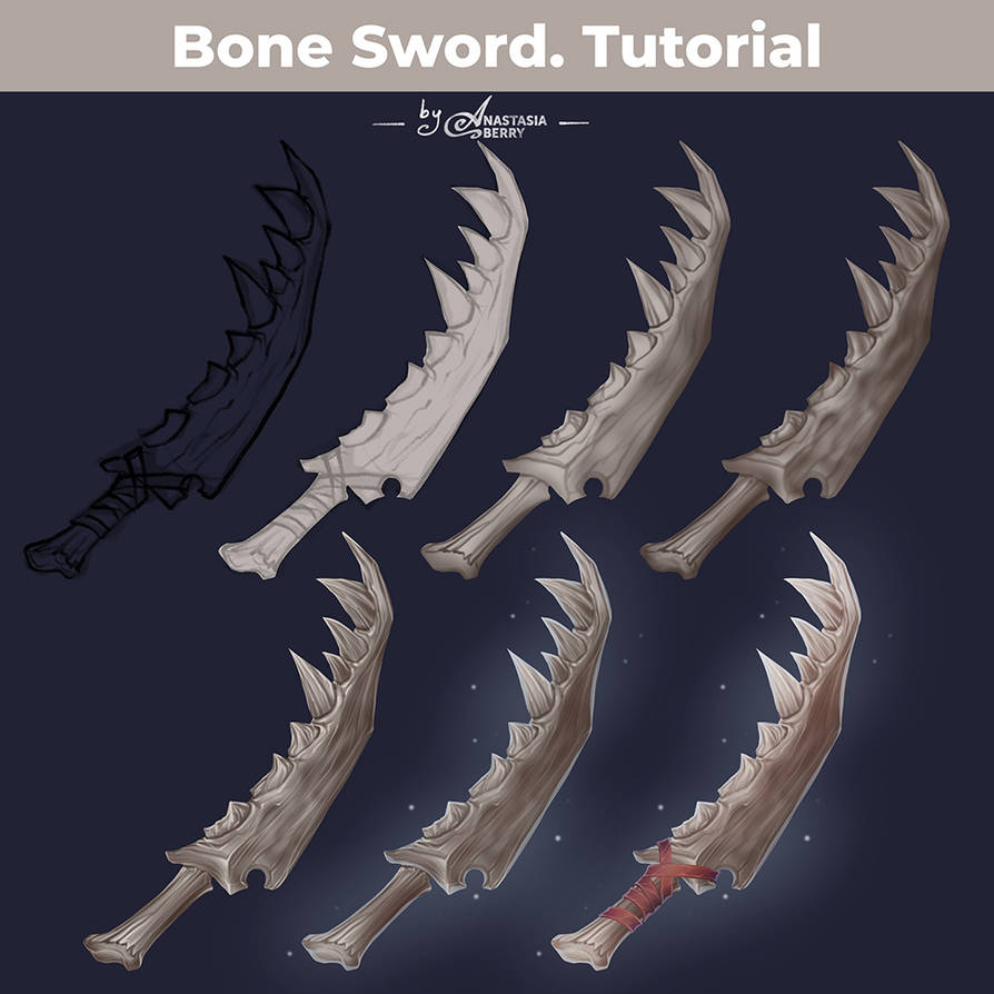 Bone Sword Rdr2 Bone Sword. Tutorial by Anastasia-berry on DeviantArt