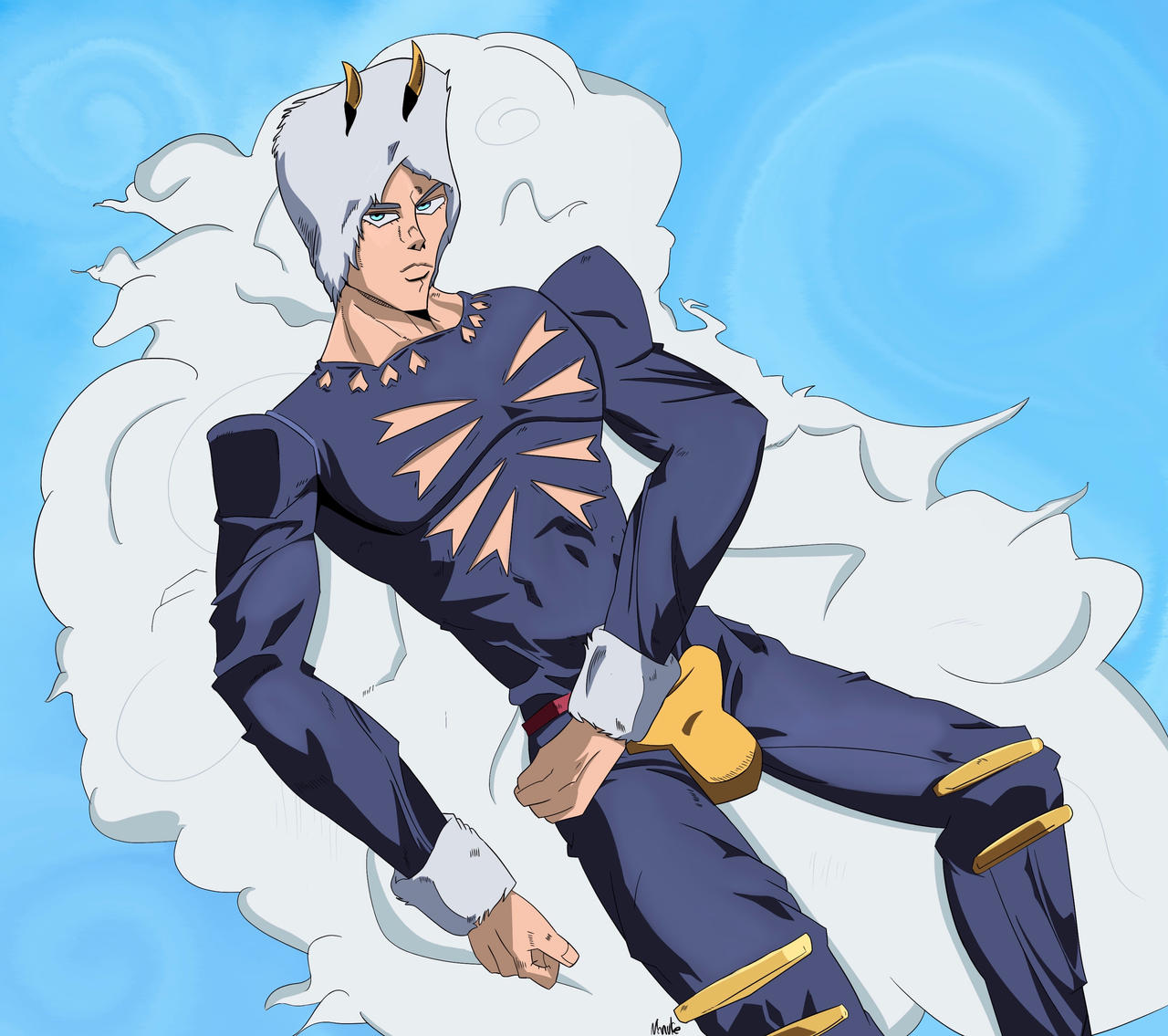 (JJBA) Weather Report by Manuke6 on DeviantArt
