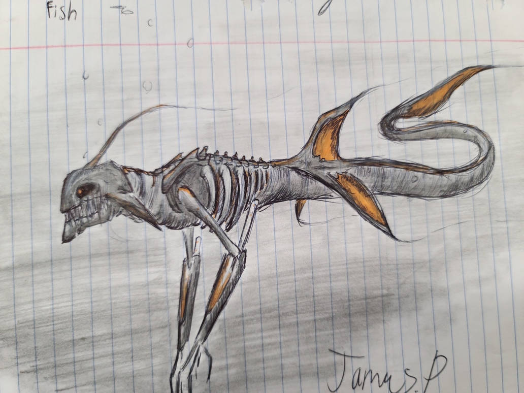Weird fish sketch from boot camp (2021) by FermiusDelta on DeviantArt