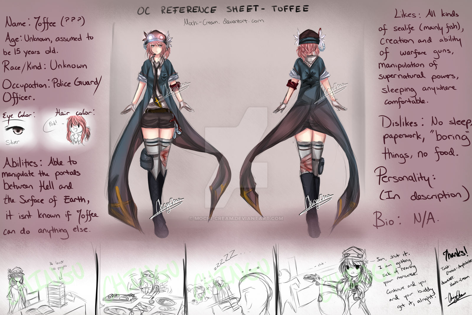 Toffee :: Reference Sheet