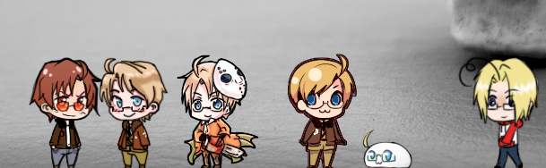 Shimejis for Mac: Hetalia- America and Canada