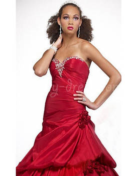 Taffeta Mermaid Sweetheart Strapless Appliques Bea