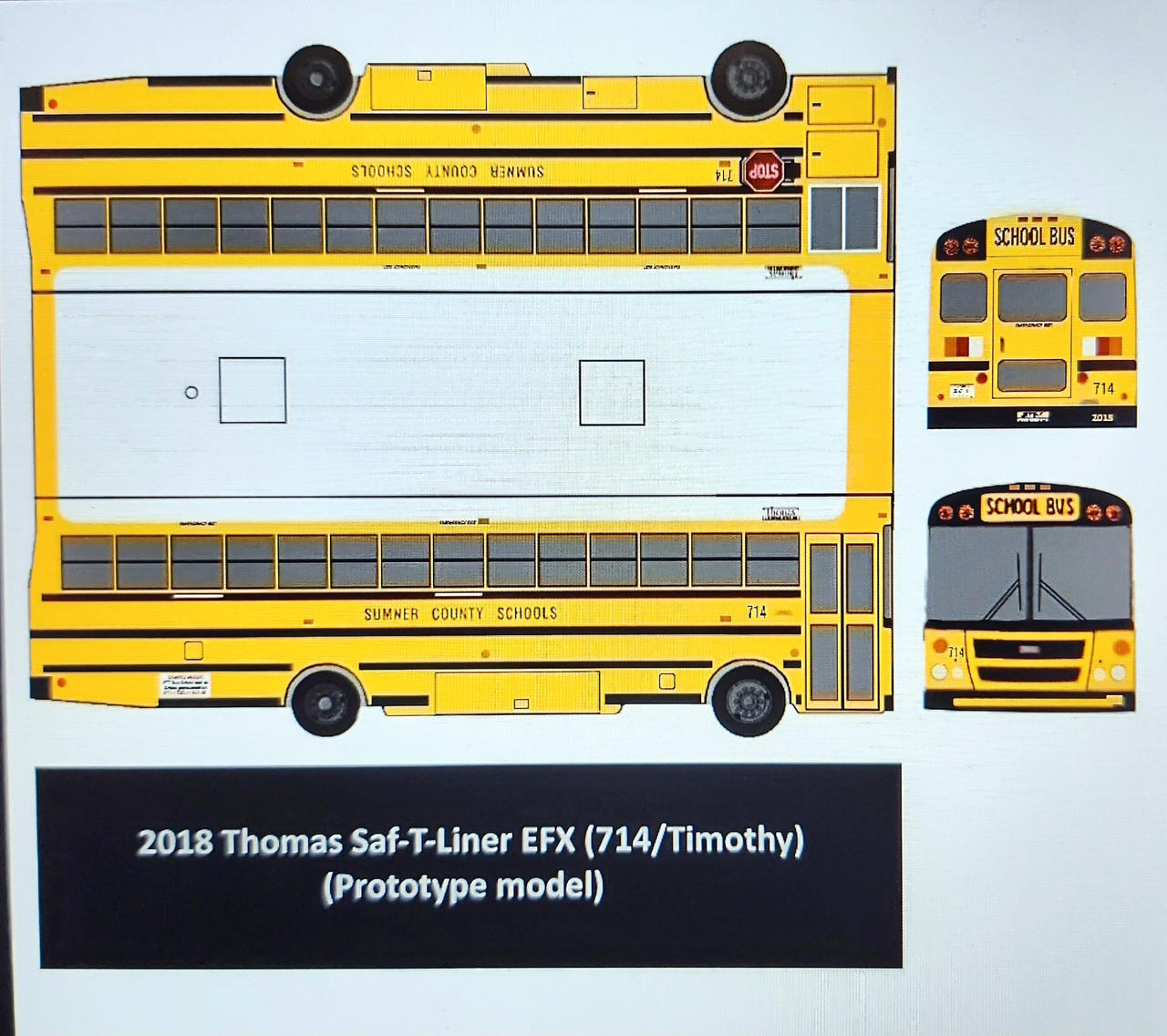 Sumner County School Bus 714 papercraft by BusDriver2086No2 on DeviantArt