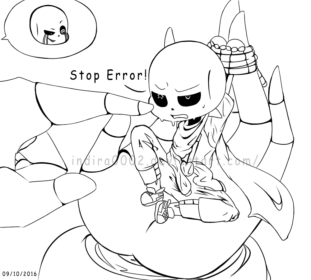 ERROR SANS and Ink Sans by VaNeSsA-SaNa-DoOdLeS on DeviantArt