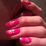 pink nails