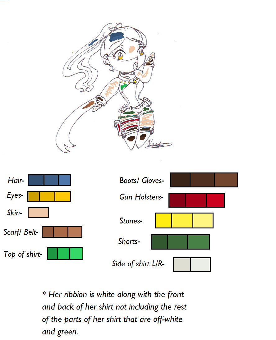 Katsumi Okayama Color sheet