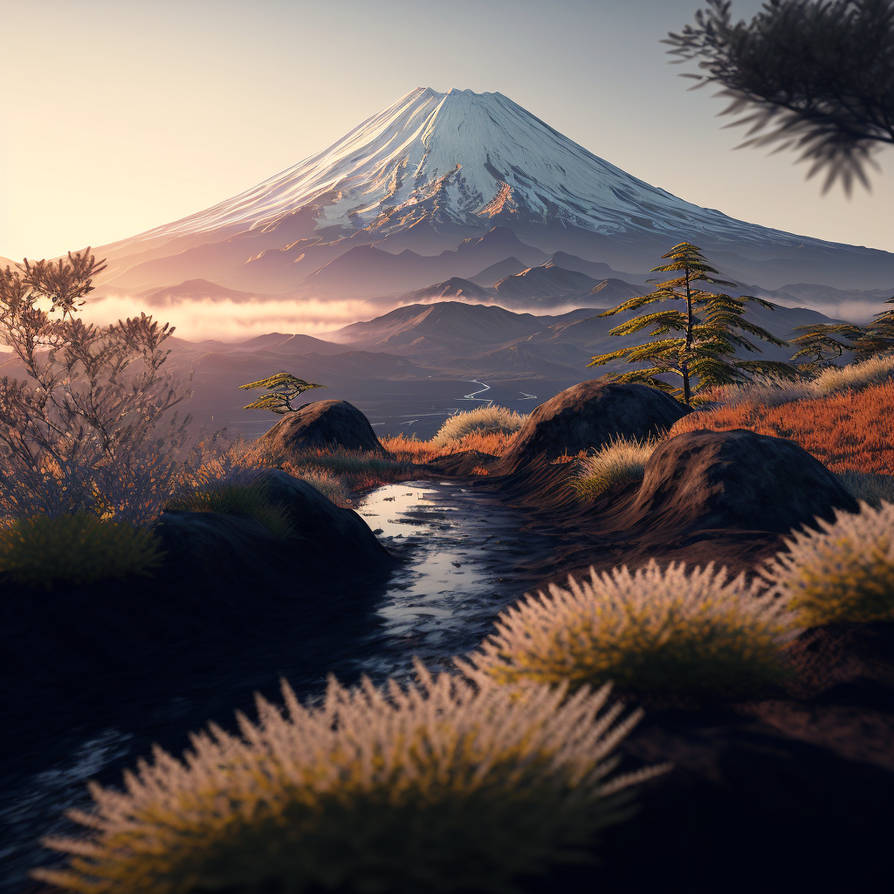 Mount Fuji by Sint3tico on DeviantArt