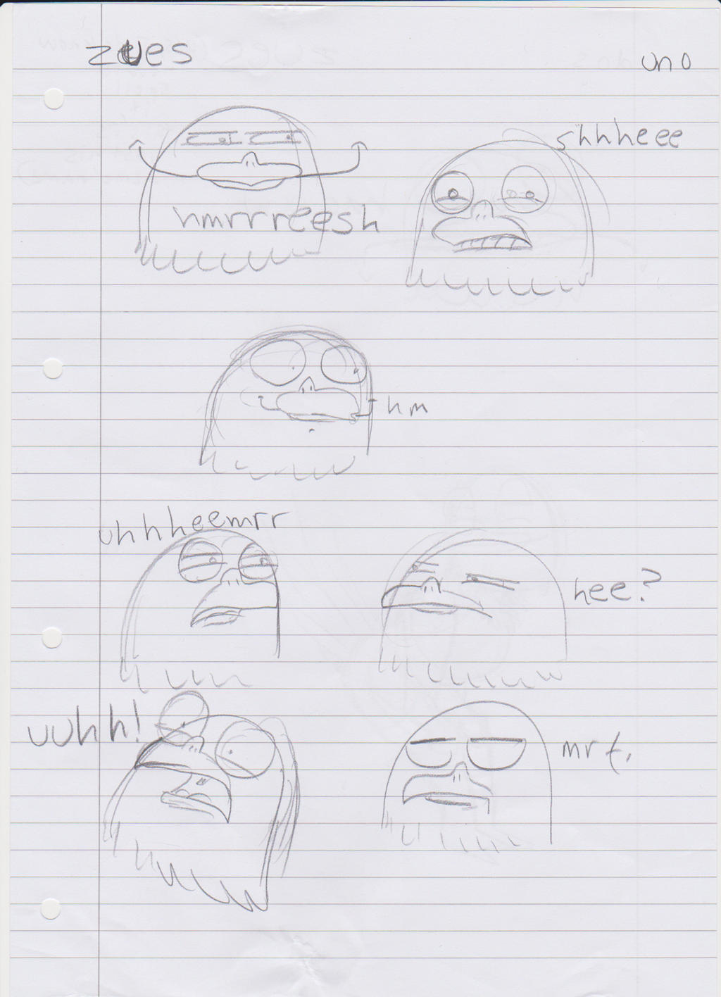 zues expressions page 1