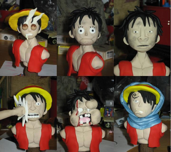 Faces of Luffy by Awasai on DeviantArt